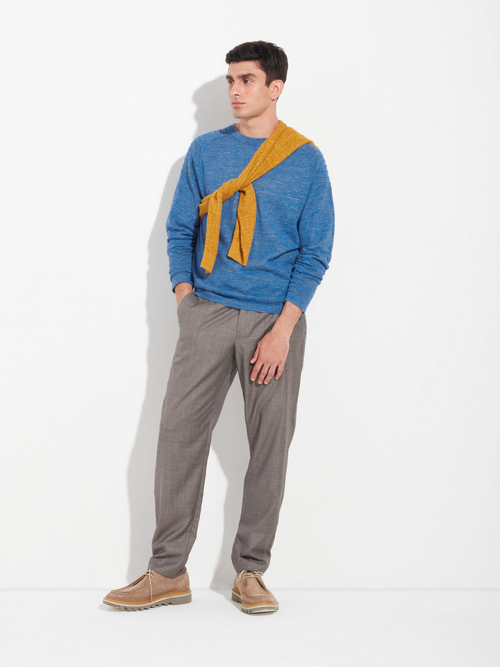Zwei Sweater Baby Alpaca Color Blue