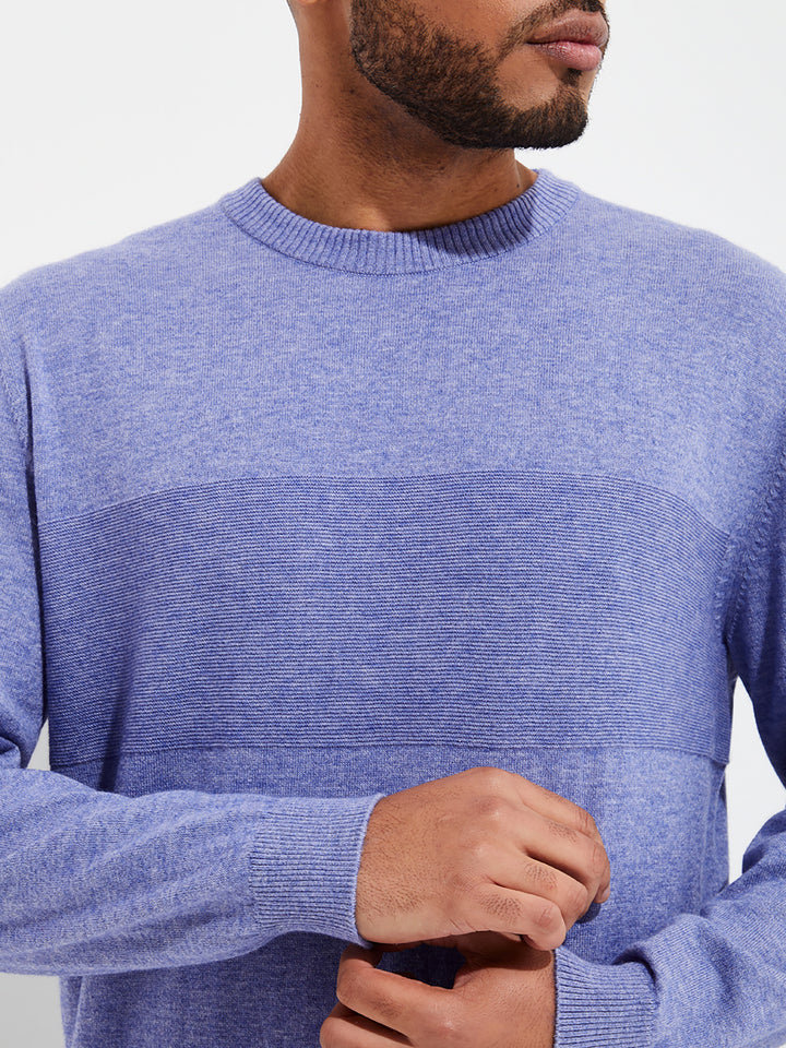 Ymelde Vest Sweater Cotton Color Blue