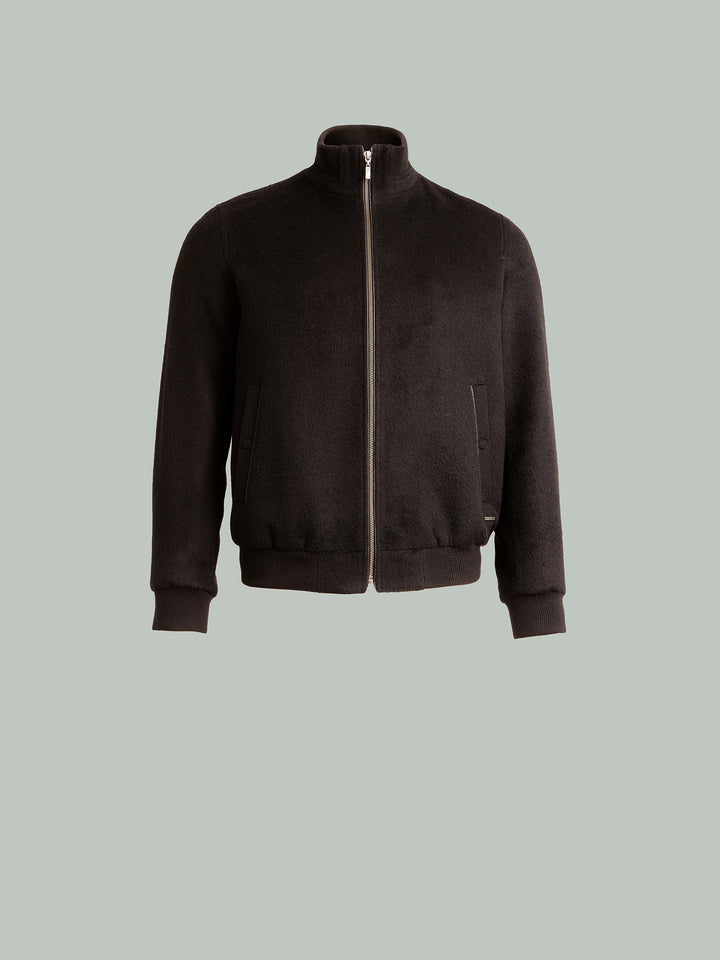 Nadrian Jacket Baby Alpaca Color Black