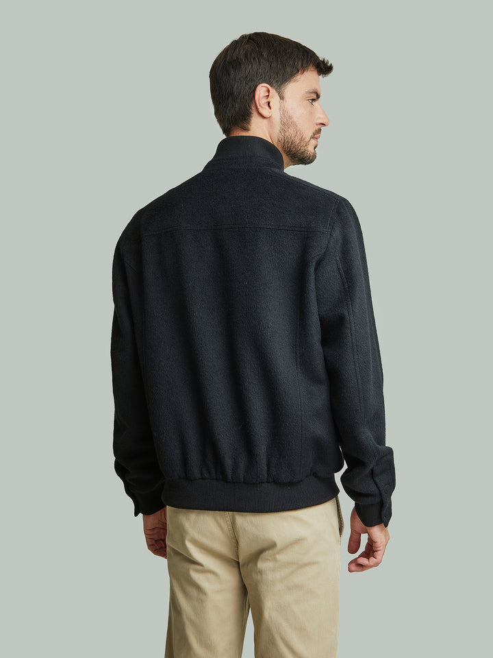 Nadrian Jacket Baby Alpaca Color Black
