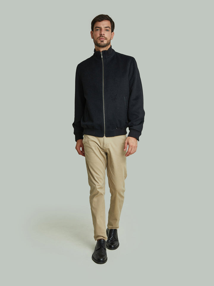 Nadrian Jacket Baby Alpaca Color Black