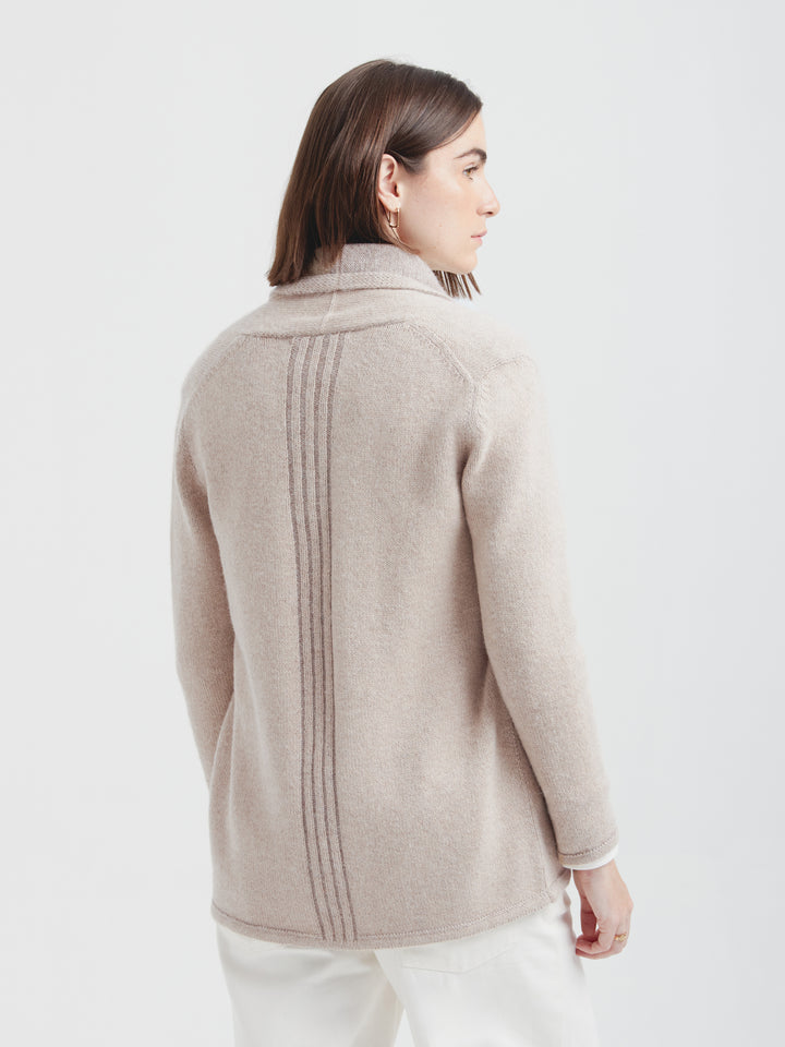 Coralie Cardigan Baby Alpaca Color Beige