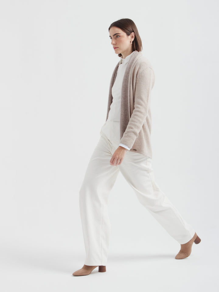 Coralie Cardigan Baby Alpaca Color Beige
