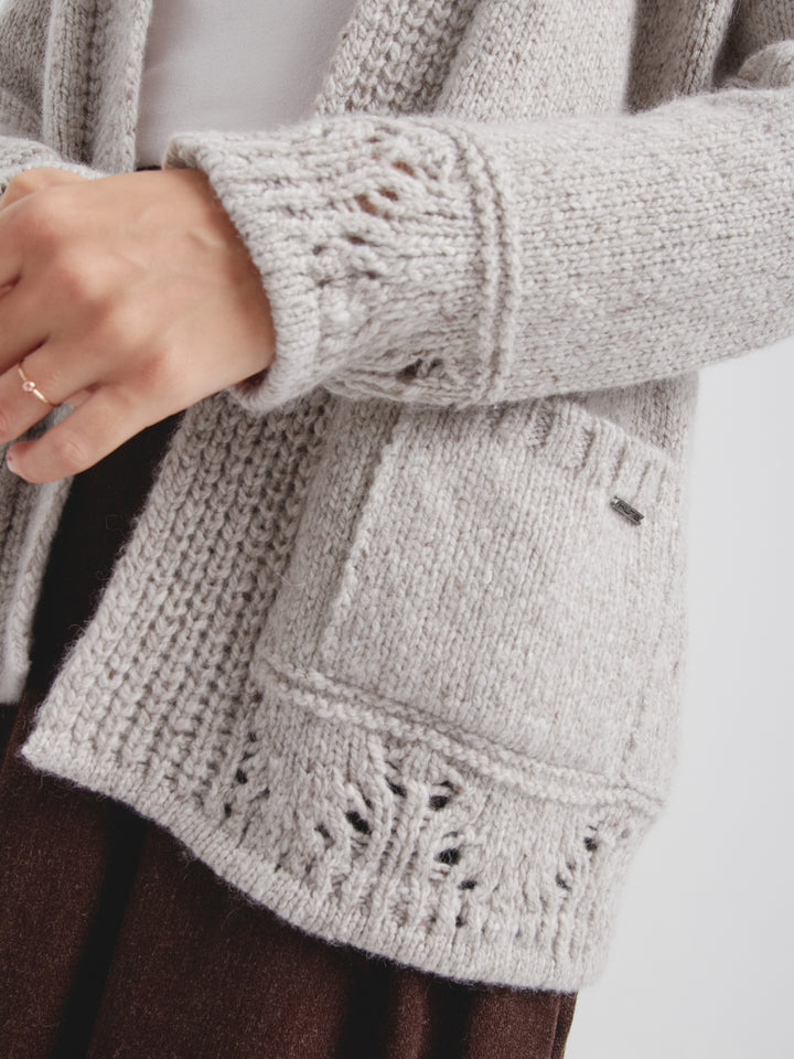 Chivay Cardigan Wool Color Beige
