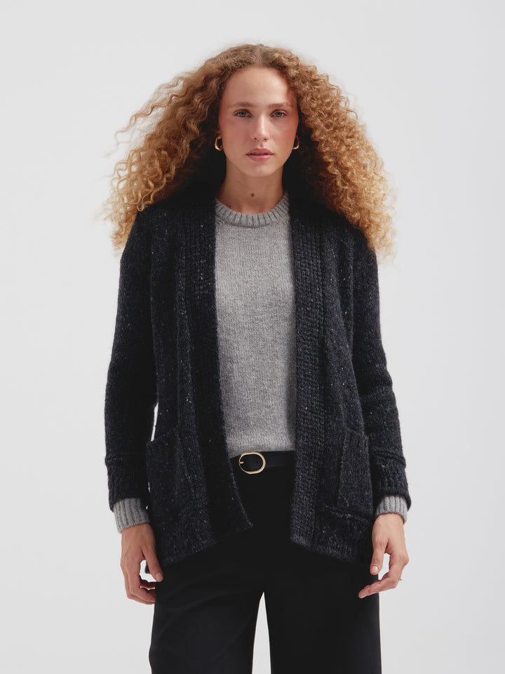 Chivay Cardigan Wool Color Grey