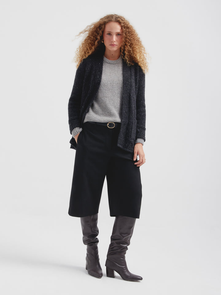 Chivay Cardigan Wool Color Grey