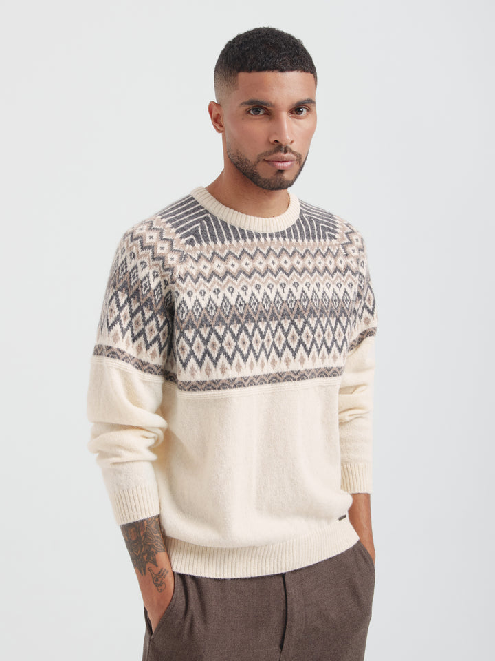 Calvados Sweater Baby Alpaca Color Ecru