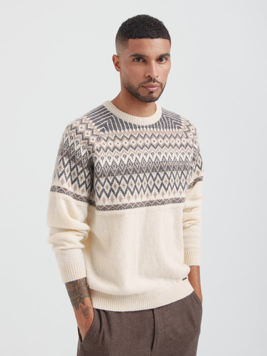 Calvados Sweater Baby Alpaca Color Ecru