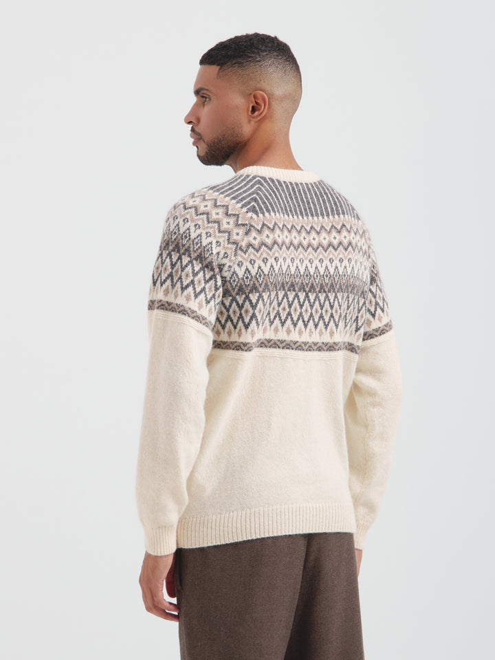 Calvados Sweater Baby Alpaca Color Ecru