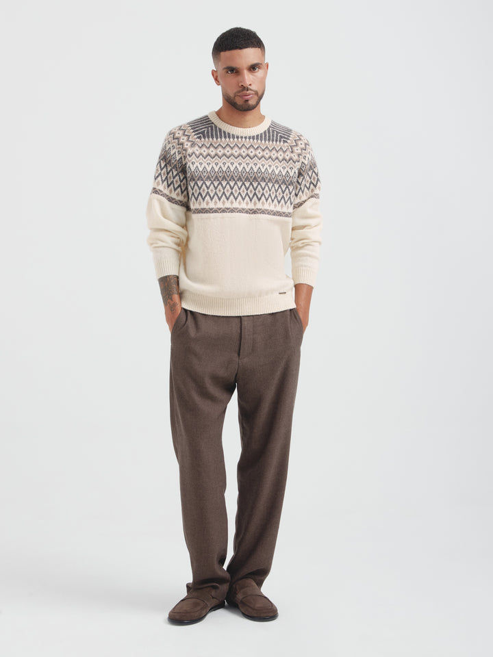 Calvados Sweater Baby Alpaca Color Ecru
