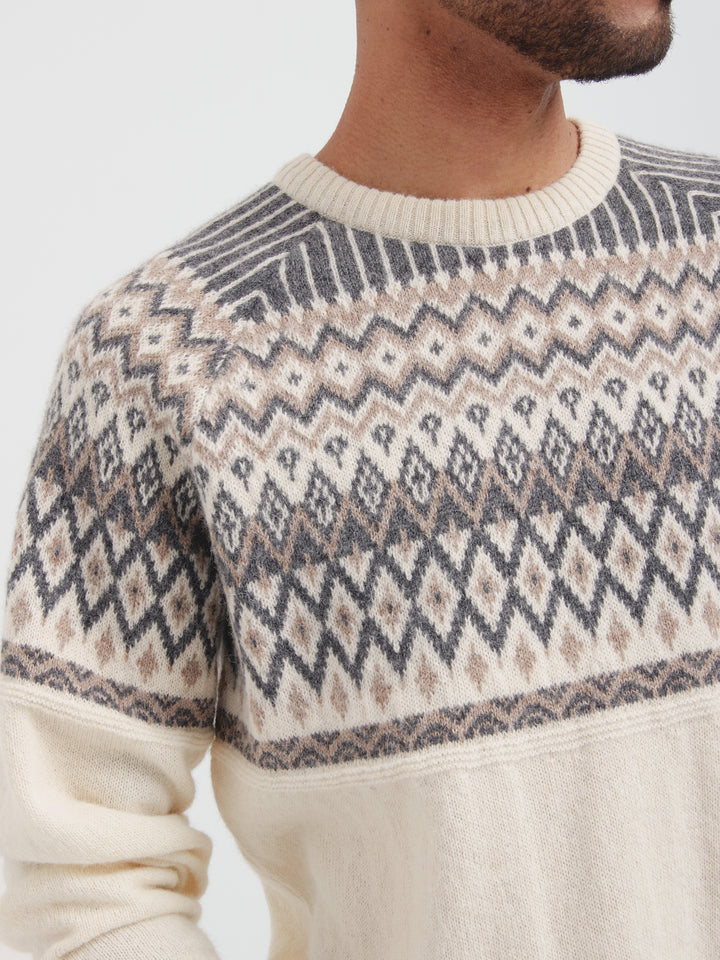 Calvados Sweater Baby Alpaca Color Ecru