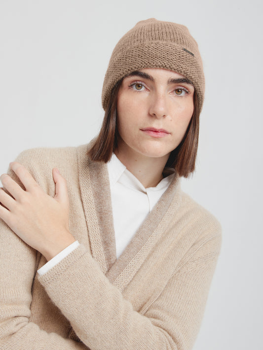 Cadmio Hat Baby Alpaca Color Camel
