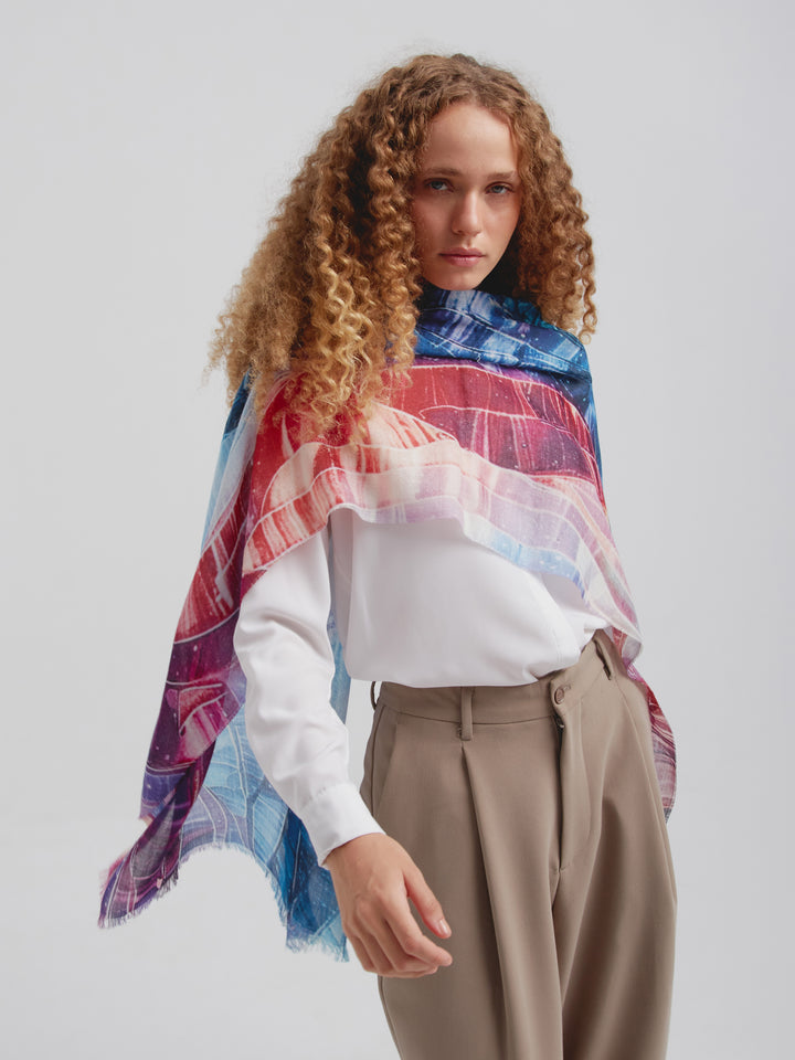 Cayma Shawl Baby Alpaca Color Multicolor