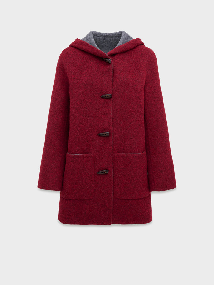 Alaia Coat Baby Alpaca Color Cherry