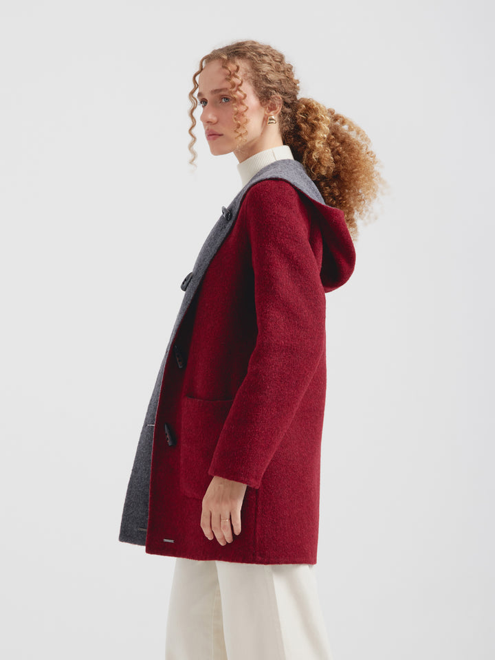 Alaia Coat Baby Alpaca Color Cherry
