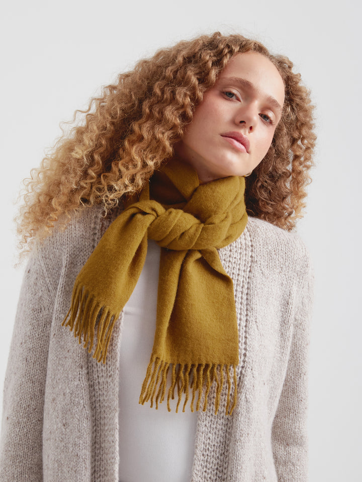 Chalina Adrian De Baby Alpaca Color Amarillo