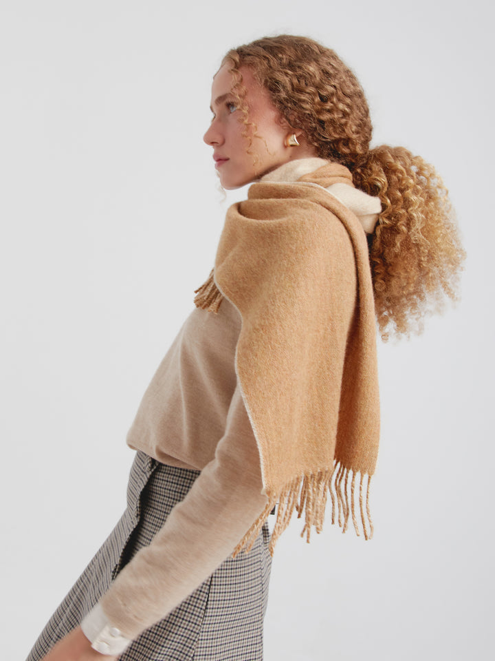 Tundra Scarf Baby Alpaca Color Yellow
