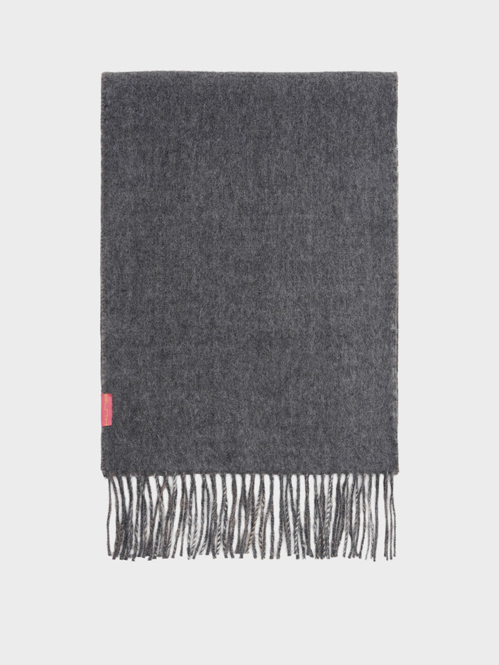 Chilian Scarf Baby Alpaca Color Grey