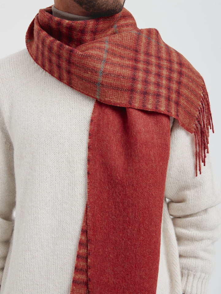 Chilian Scarf Baby Alpaca Color Orange