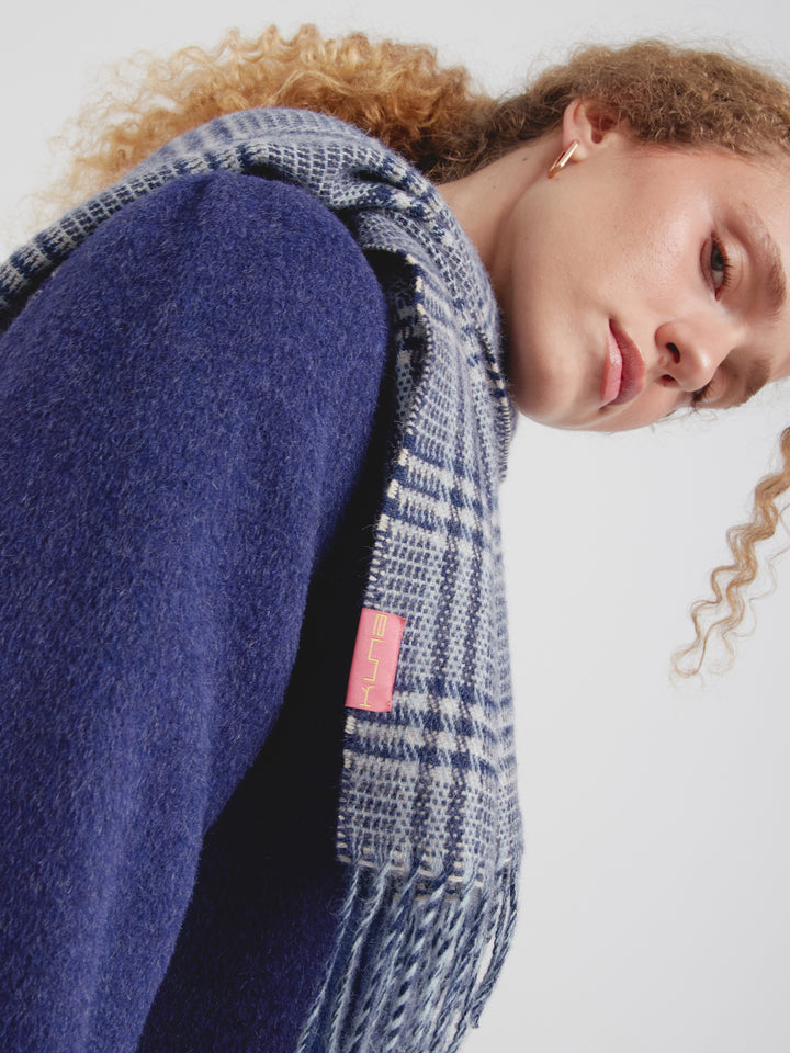 Cardenal Scarf Baby Alpaca Color Blue