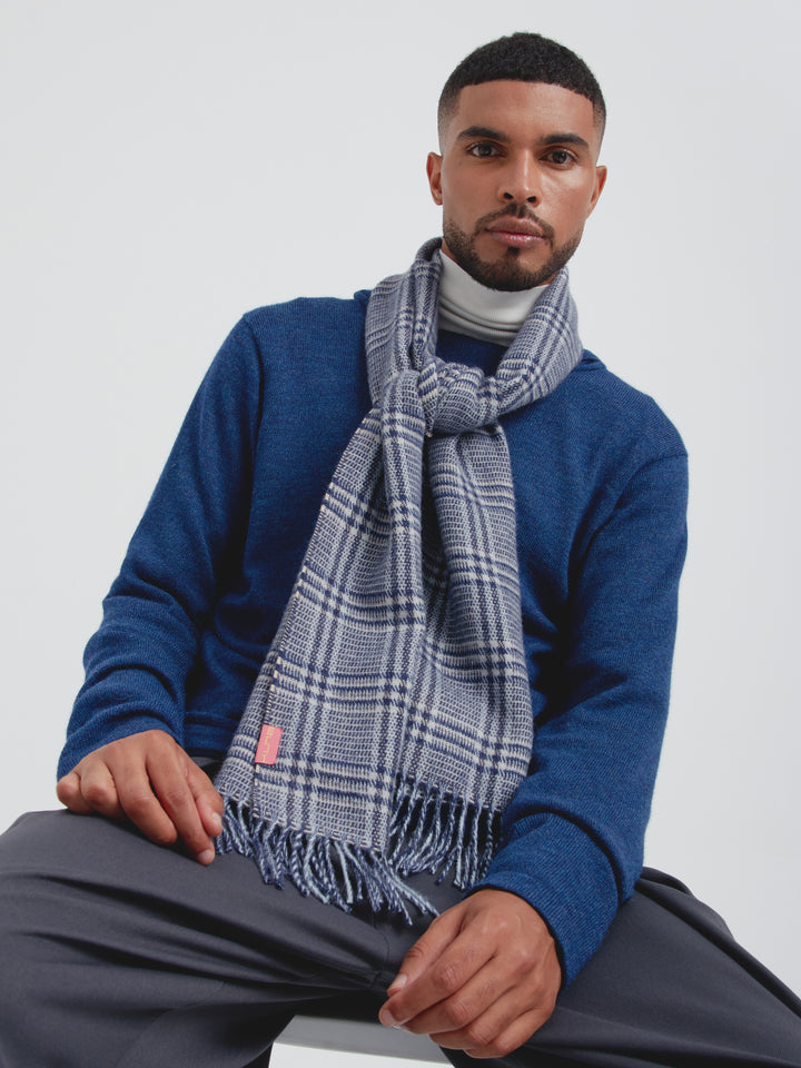 Cardenal Scarf Baby Alpaca Color Blue