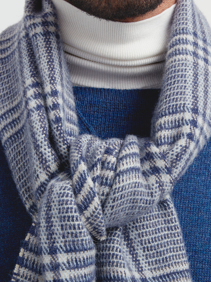 Cardenal Scarf Baby Alpaca Color Blue