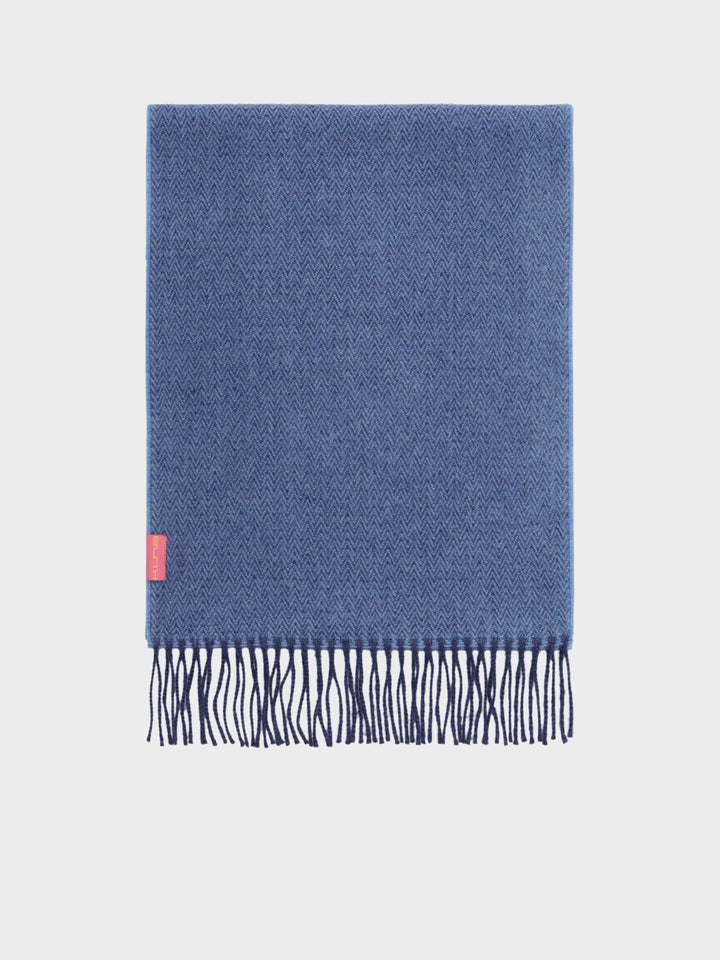 Celadon Scarf Baby Alpaca Color Blue