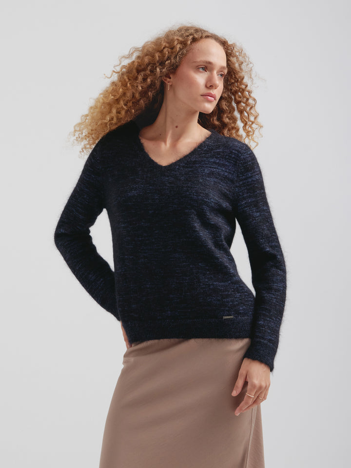 Celine Sweater Suri Alpaca Color Black