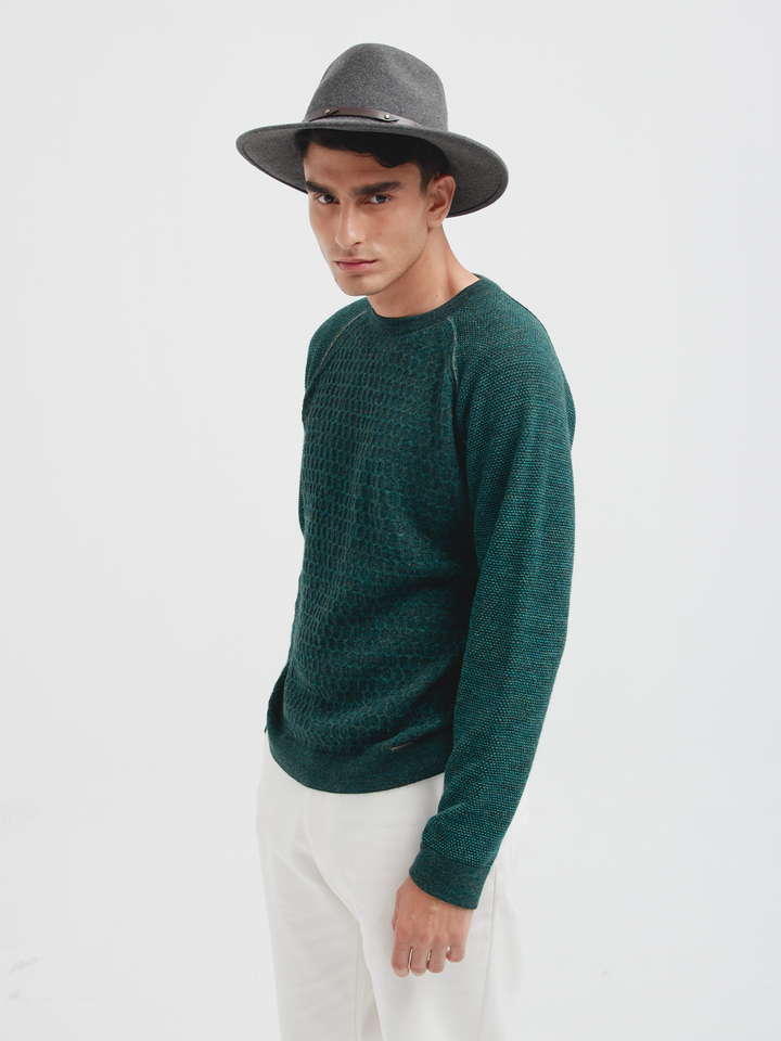 Robin Sweater Baby Alpaca Color Green