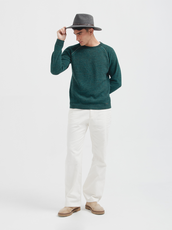 Robin Sweater Baby Alpaca Color Green