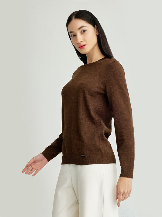 Suéter Alexia Baby Alpaca Color Marrón