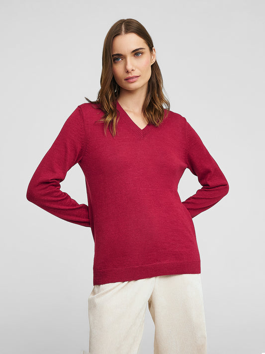 Suéter Alicia Bebé Alpaca Color Rumba