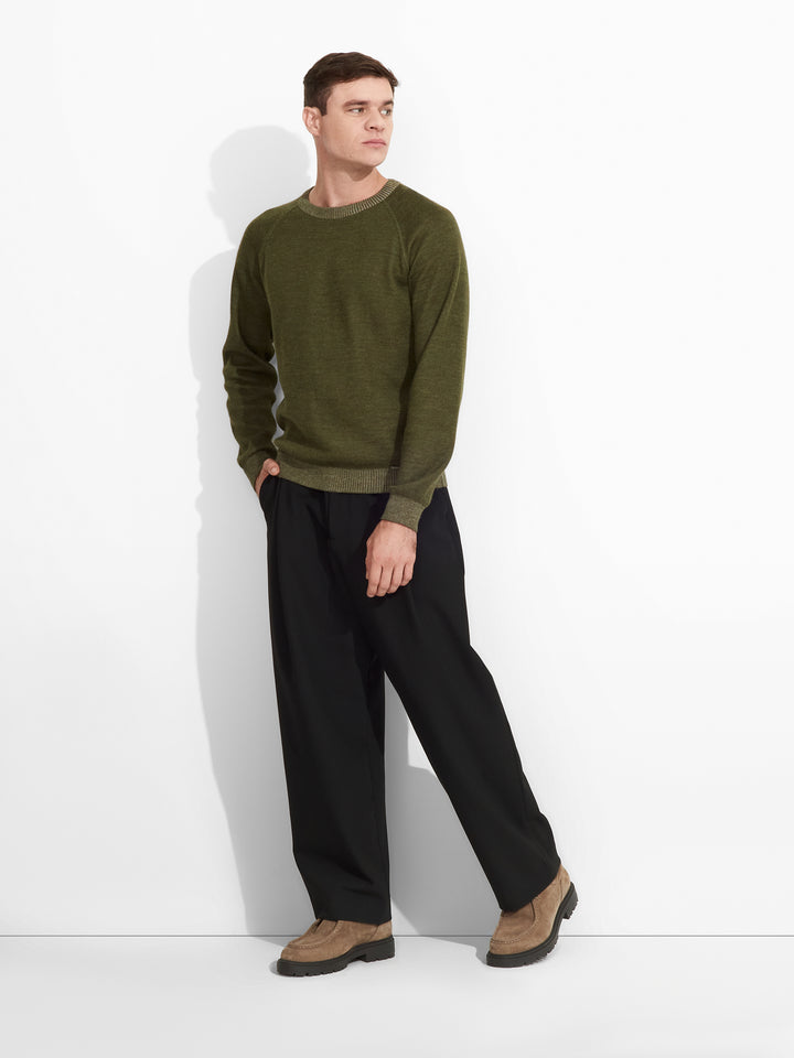 Vittorio Sweater Baby Alpaca Color Green