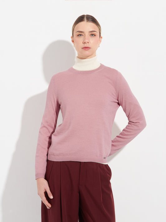Suéter Anya Baby Alpaca Color Rosa