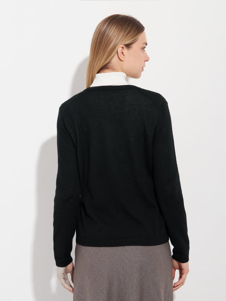 Abril Sweater Baby Alpaca Color Black
