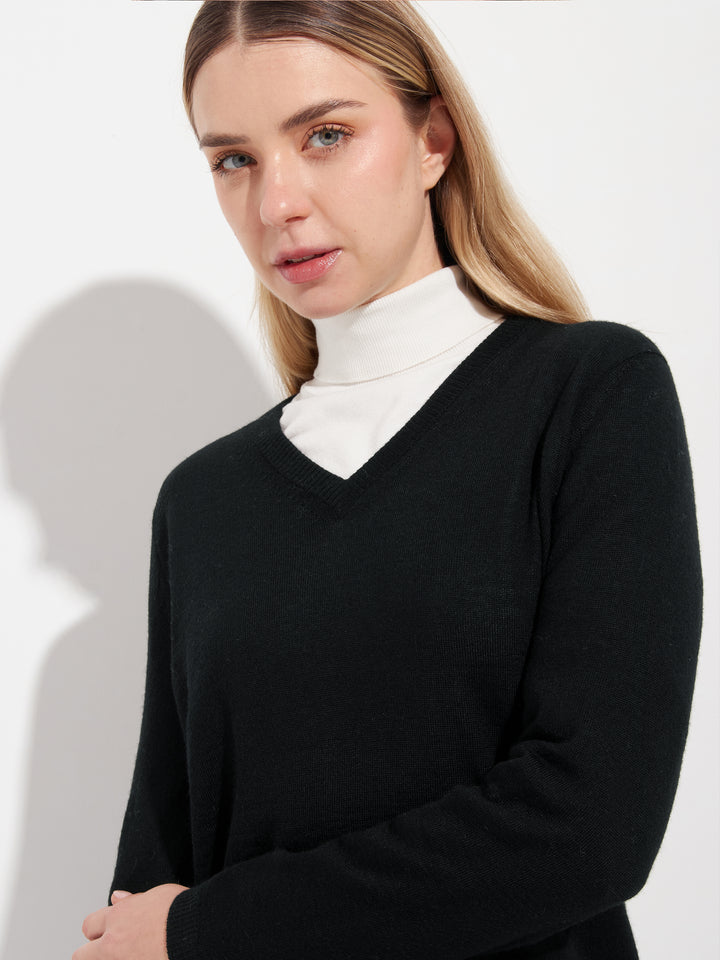 Abril Sweater Baby Alpaca Color Black