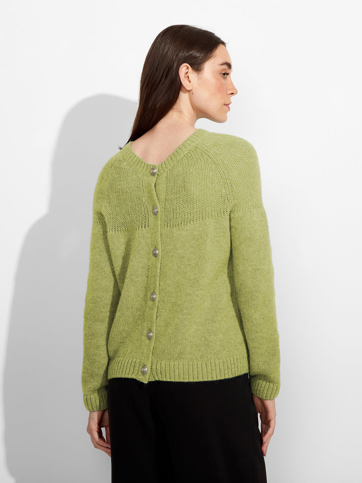 Zabine Cardigan Baby Alpaca Color Green