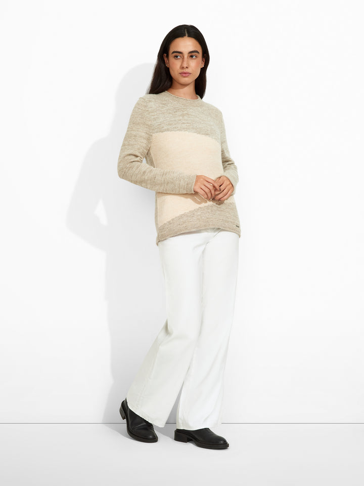Zoe Sweater Baby Alpaca Color Beige