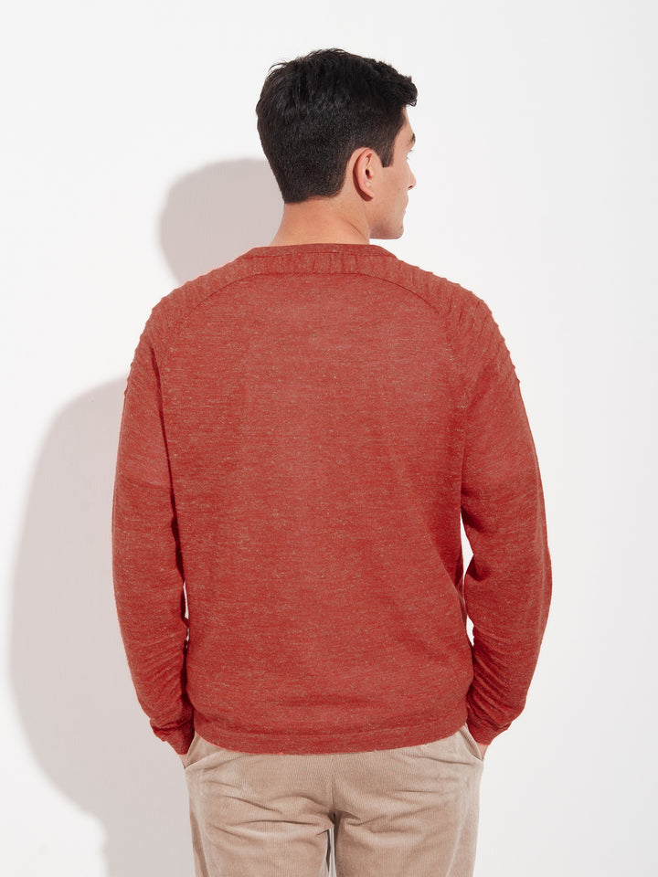Zwei Sweater Baby Alpaca Color Orange