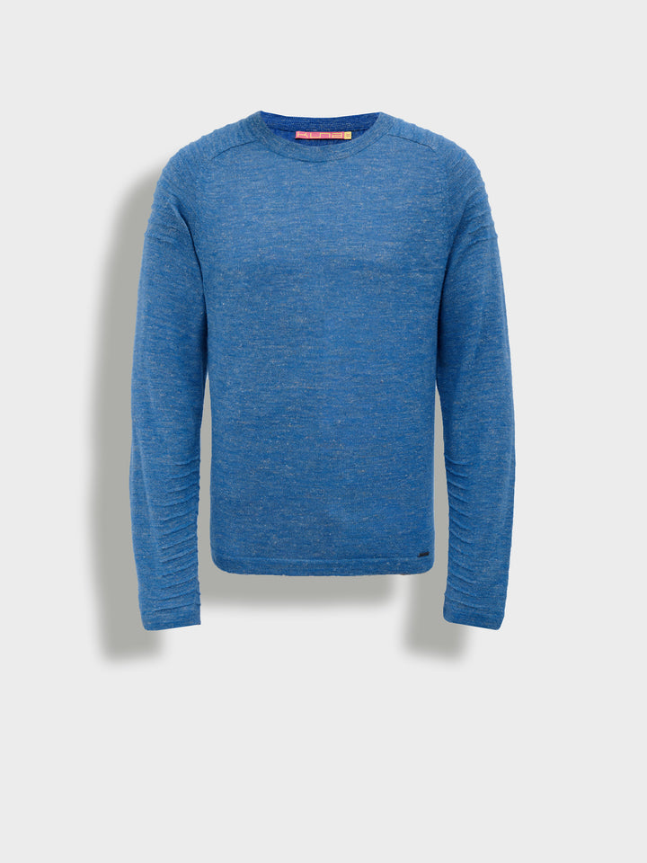 Zwei Sweater Baby Alpaca Color Blue