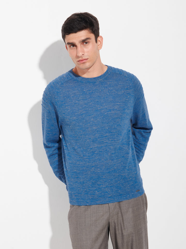 Zwei Sweater Baby Alpaca Color Blue