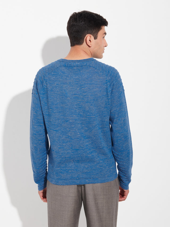 Zwei Sweater Baby Alpaca Color Blue