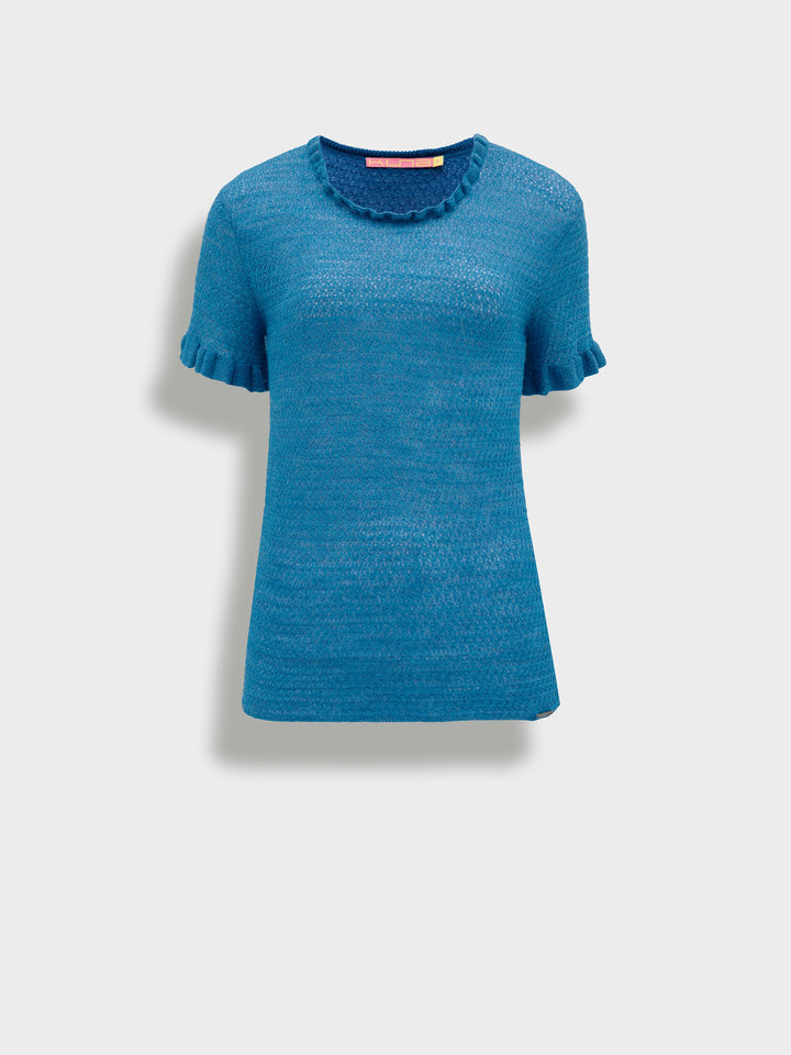 Zaeta Sweater Baby Alpaca Color Blue