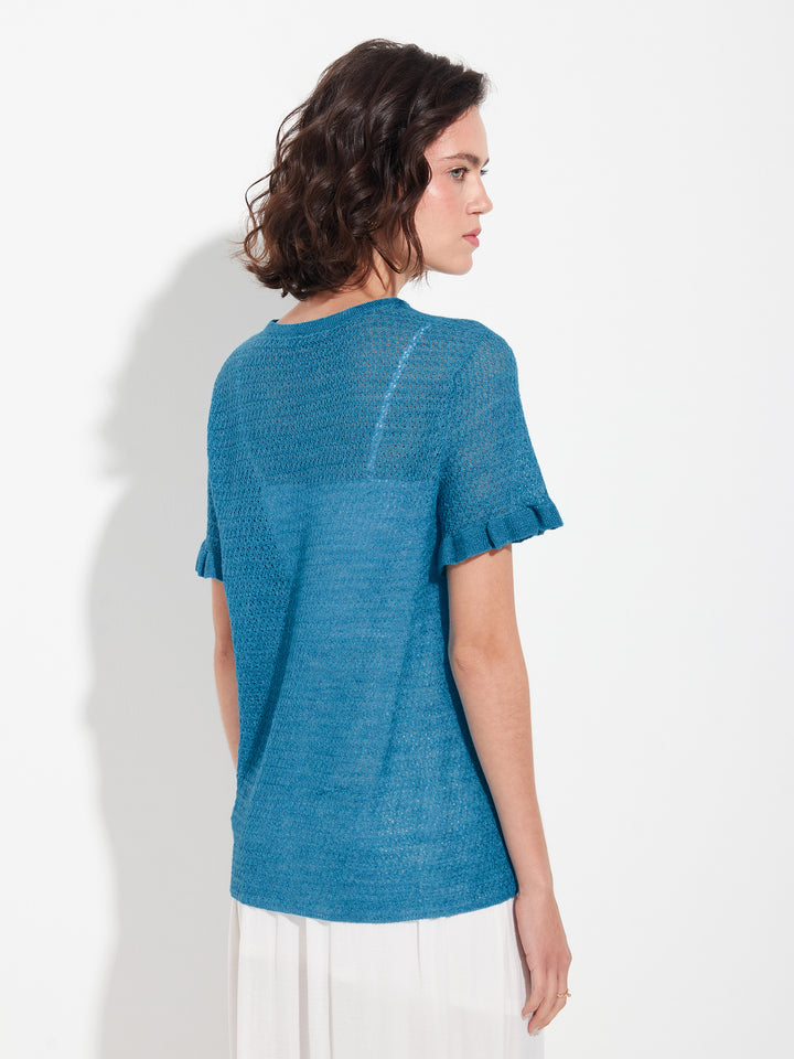 Zaeta Sweater Baby Alpaca Color Blue