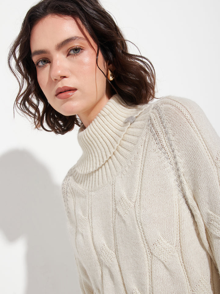 Bettina Sweater Baby Alpaca Color Beige