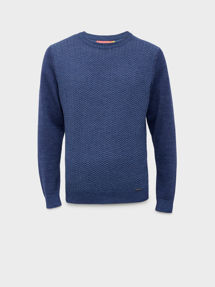 Charly Sweater Baby Alpaca Color Blue