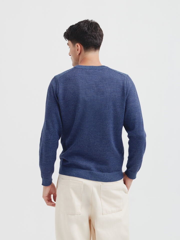 Charly Sweater Baby Alpaca Color Blue