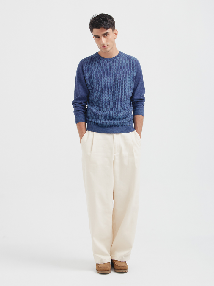 Charly Sweater Baby Alpaca Color Blue