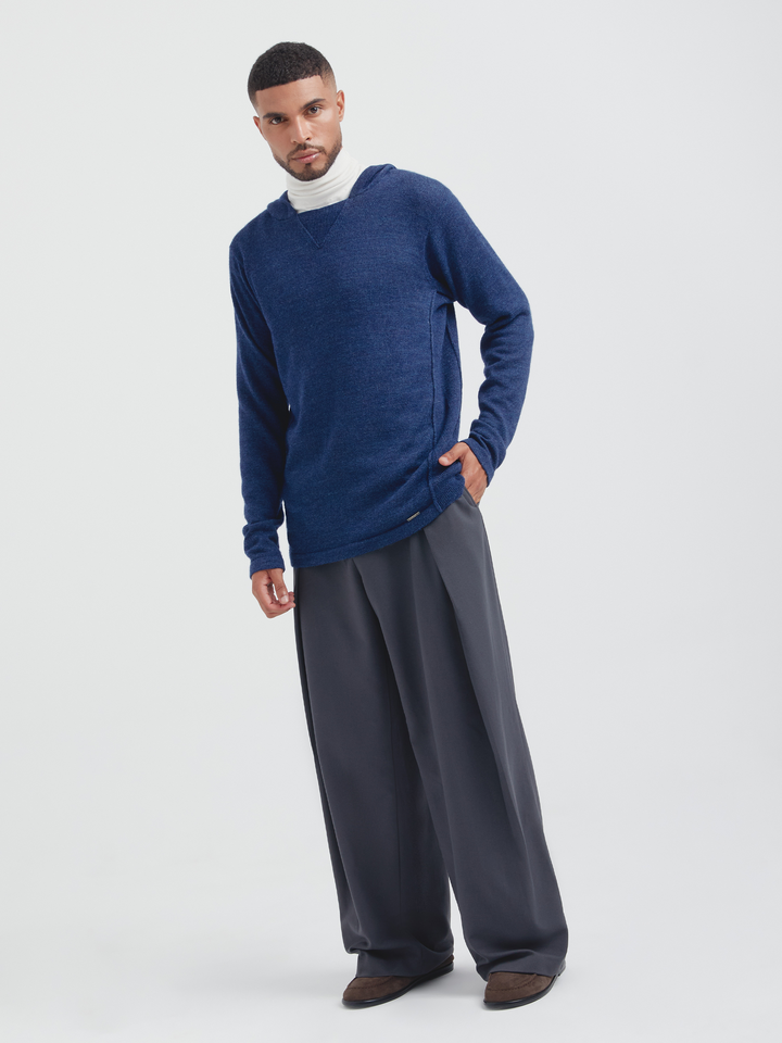 Ciro Sweater Alpaca Royal Color Blue