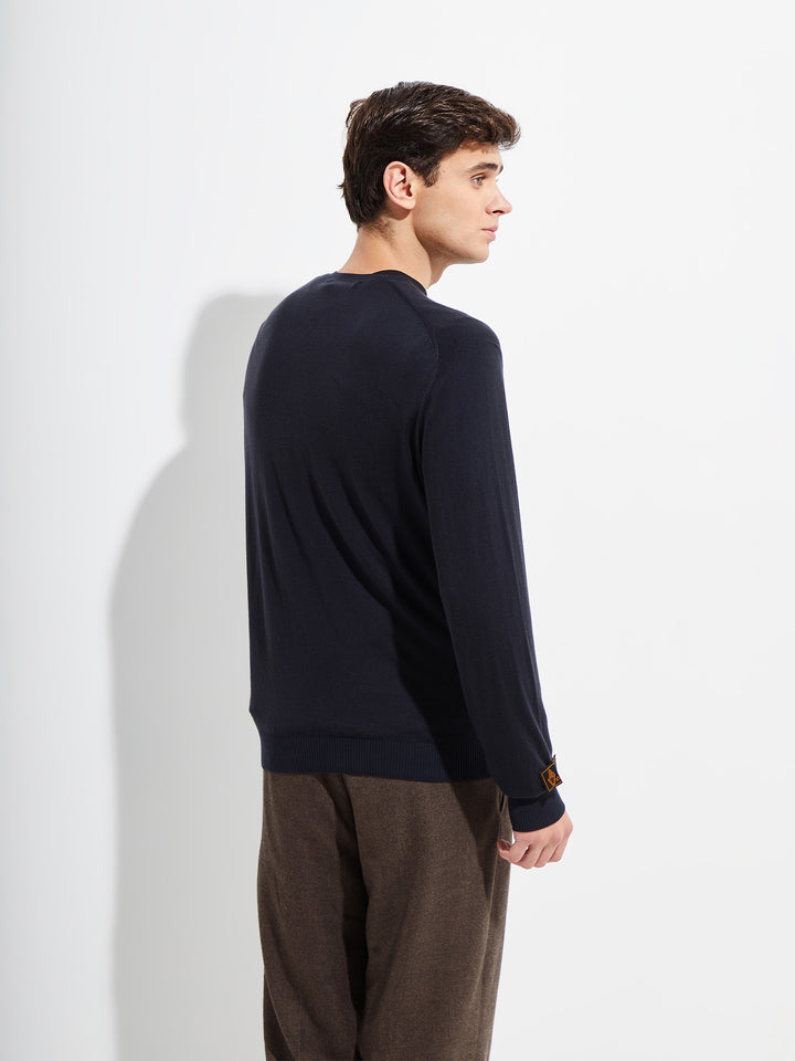 Brian Sweater Vicuña Color Navy